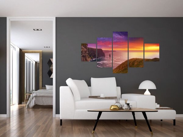 Obraz - Moherské útesy (125x70 cm)