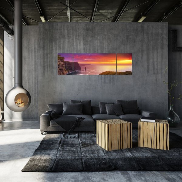 Obraz - Moherské útesy (170x50 cm)