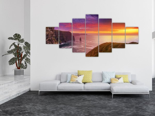 Obraz - Moherské útesy (210x100 cm)
