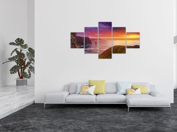 Obraz - Moherské útesy (125x70 cm)
