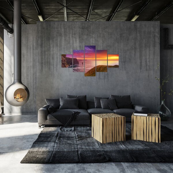 Obraz - Moherské útesy (125x70 cm)
