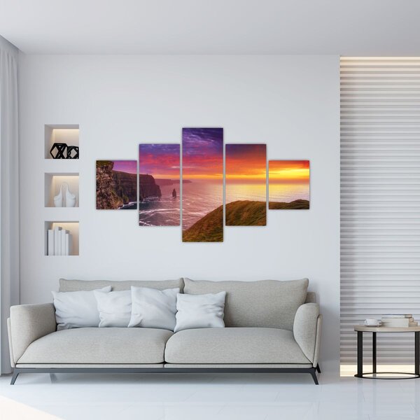 Obraz - Moherské útesy (125x70 cm)