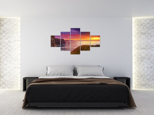 Obraz - Moherské útesy (125x70 cm)