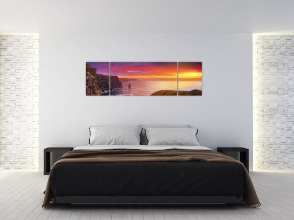 Obraz - Moherské útesy (170x50 cm)