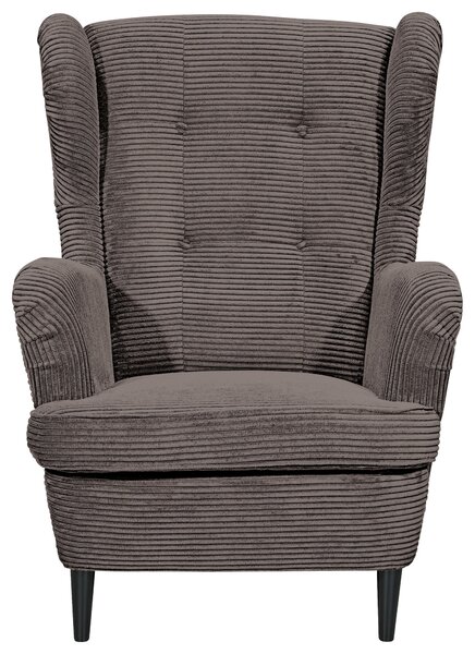 KŘESLO UŠÁK, textil, mokka MID.YOU - Online Only křesla & taburety, Online Only
