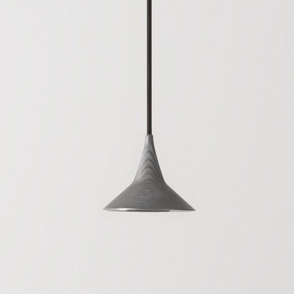 Artemide 1935W10A Unterlinden, hliníkové svítidlo s texturou dřeva, 7,5W LED 2700K, Ø 11,7cm
