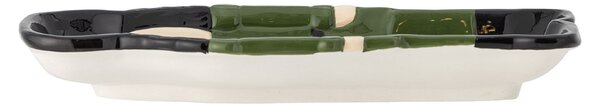 Servírovací talíř z kameniny Feast Nutcracker Green