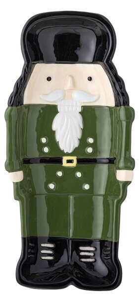 Servírovací talíř z kameniny Feast Nutcracker Green
