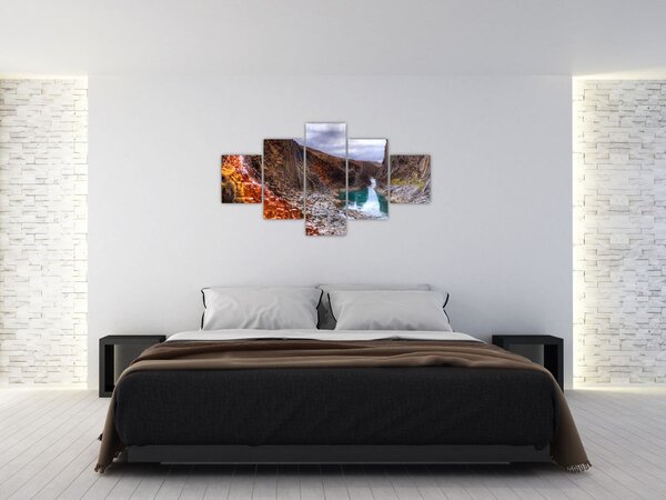 Obraz - kaňon Studlagil (125x70 cm)