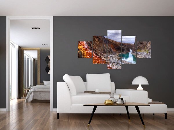 Obraz - kaňon Studlagil (125x70 cm)