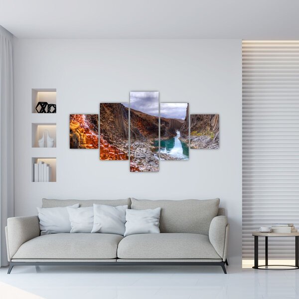 Obraz - kaňon Studlagil (125x70 cm)