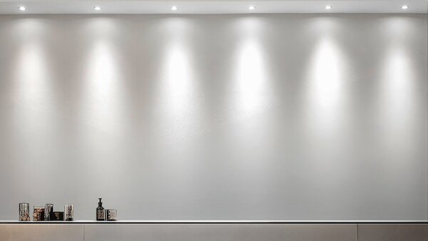 Linea Light CA032JWHMFL Gypsum_Coloring_Q1 V2, sádrová bodovka s hranatým rámečkem, 6W 2700K 23.4° 24V, Ø 11cm