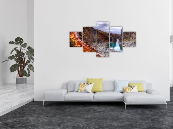 Obraz - kaňon Studlagil (125x70 cm)