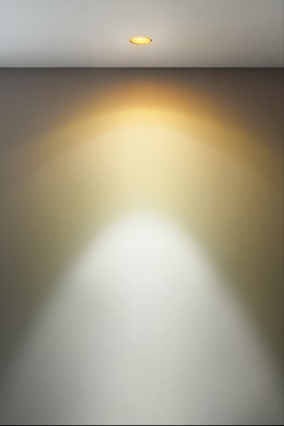 Linea Light CA032JWHMFL Gypsum_Coloring_Q1 V2, sádrová bodovka s hranatým rámečkem, 6W 2700K 23.4° 24V, Ø 11cm