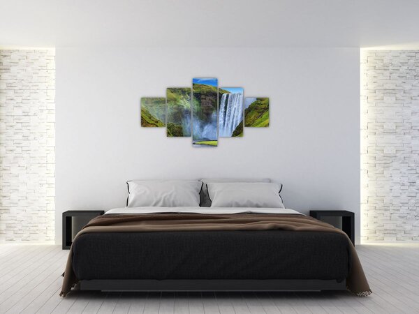Obraz - Vodopád Seljalandsfoss (125x70 cm)