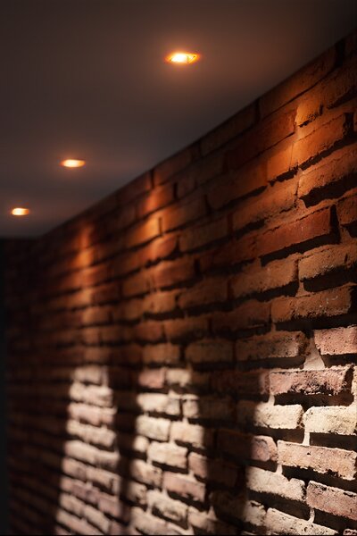 Linea Light CA032JWHMFL Gypsum_Coloring_Q1 V2, sádrová bodovka s hranatým rámečkem, 6W 2700K 23.4° 24V, Ø 11cm