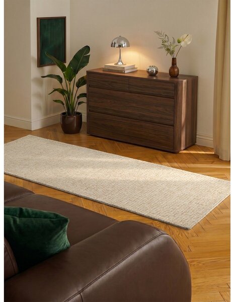 Vlněný běhoun v přírodní barvě 80x250 cm Eloise – Hanse Home