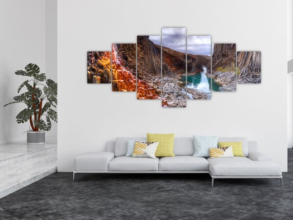 Obraz - kaňon Studlagil (210x100 cm)