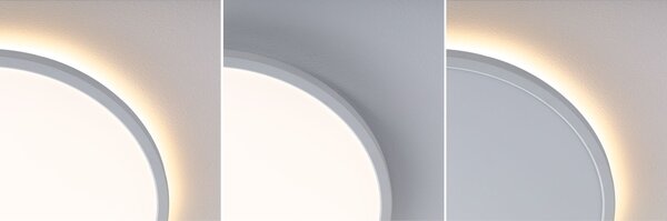 Paulmann 71190 Atria Shine, bílé stropní svítidlo s korónou, 32W LED 3000K, průměr 40cm