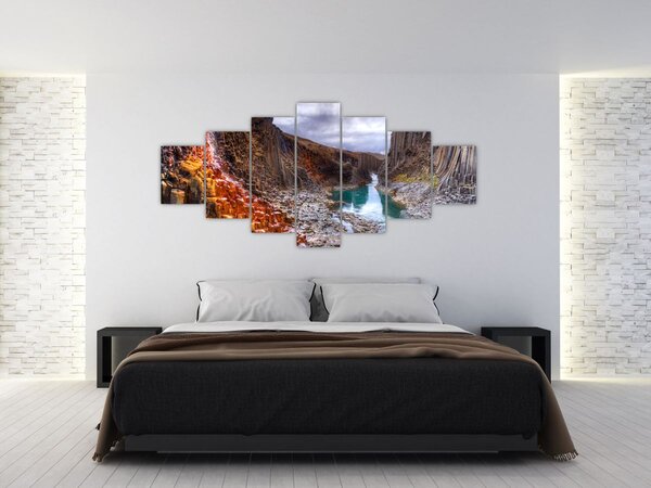 Obraz - kaňon Studlagil (210x100 cm)