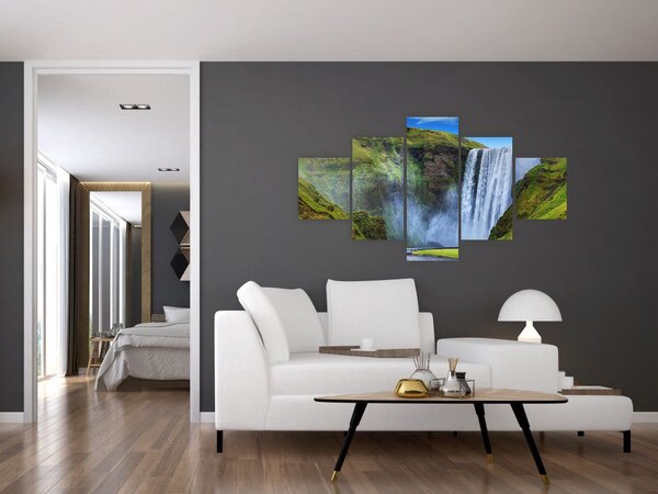 Obraz - Vodopád Seljalandsfoss (125x70 cm)