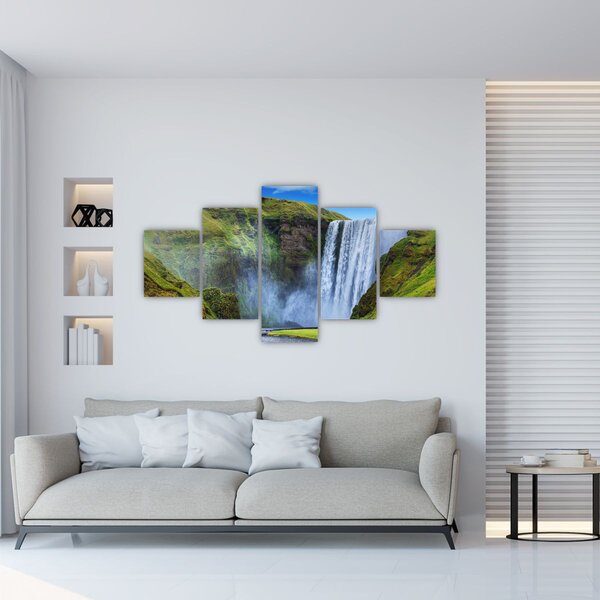 Obraz - Vodopád Seljalandsfoss (125x70 cm)