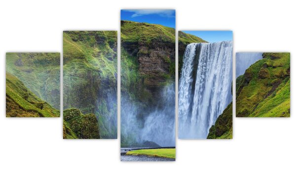 Obraz - Vodopád Seljalandsfoss (125x70 cm)