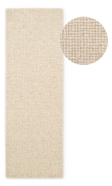 Vlněný běhoun v přírodní barvě 80x250 cm Eloise – Hanse Home