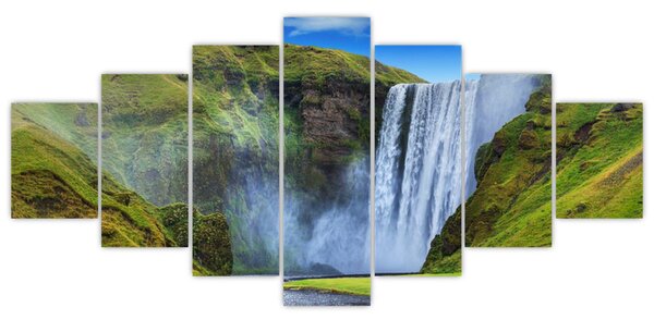 Obraz - Vodopád Seljalandsfoss (210x100 cm)