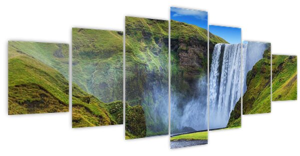 Obraz - Vodopád Seljalandsfoss (210x100 cm)