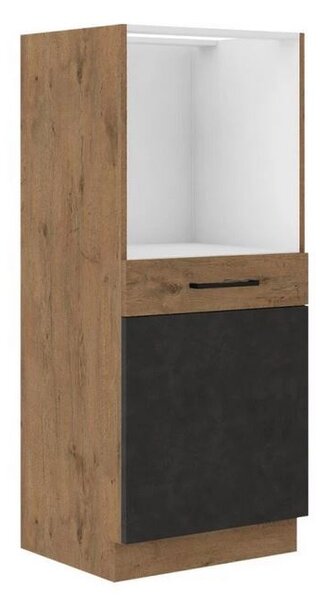 Kuchyňská skříňka na vestavnou troubu 60 cm ZHILAN 1 - dub lancelot / matera