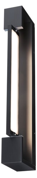 Paulmann 71204 Lucille, černé nástěnné svítidlo s nastavitelným směrem svícení, 11W LED 2700K tříkrokové stmívání, 40cm, IP44