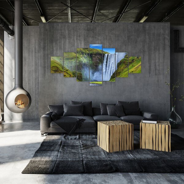 Obraz - Vodopád Seljalandsfoss (210x100 cm)