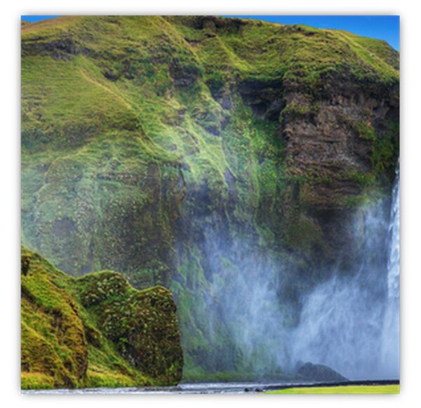 Obraz - Vodopád Seljalandsfoss (30x30 cm)