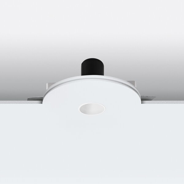 Linea Light CA030JWHMFL Gypsum_Coloring_R1 V2, sádrová bodovka s kulatým rámečkem, 6W 2700K 23.4° 24V, Ø 3cm