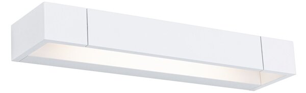 Paulmann 79515 Lucille, bílé nástěnné svítidlo s nastavitelným směrem svícení, 11W LED 2700K tříkrokové stmívání, 40cm, IP44