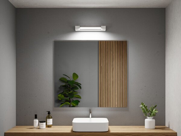 Paulmann 79515 Lucille, bílé nástěnné svítidlo s nastavitelným směrem svícení, 11W LED 2700K tříkrokové stmívání, 40cm, IP44