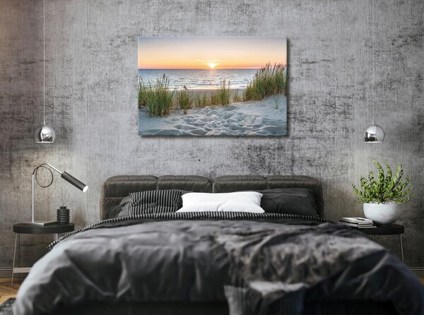 MALBA NA PLÁTNĚ, pláž a moře, 80/120 cm Euroart - Obrazy na plátně