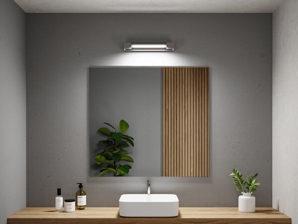 Paulmann 71206 Lucille, mat hliníkové nástěnné svítidlo s nastavitelným směrem svícení, 11W LED 2700K tříkrokové stmívání, 40cm, IP44