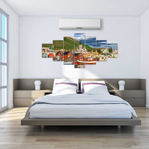 Obraz - Húsavík (210x100 cm)