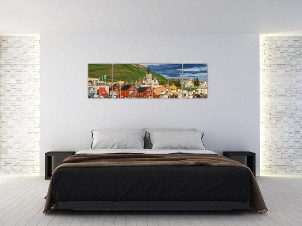Obraz - Húsavík (170x50 cm)