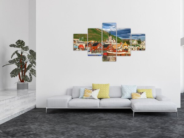 Obraz - Húsavík (125x70 cm)