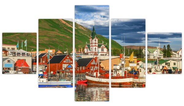 Obraz - Húsavík (125x70 cm)