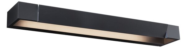 Paulmann 71205 Lucille, černé nástěnné svítidlo s nastavitelným směrem svícení, 17W LED 2700K tříkrokové stmívání, 60cm, IP44