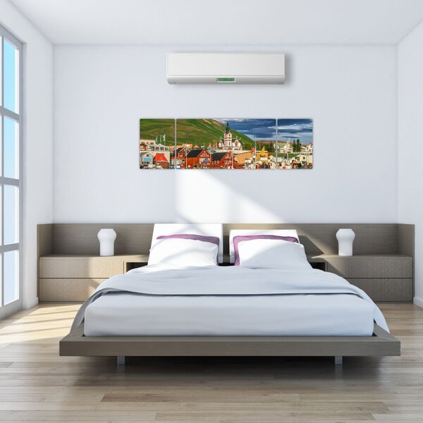 Obraz - Húsavík (170x50 cm)