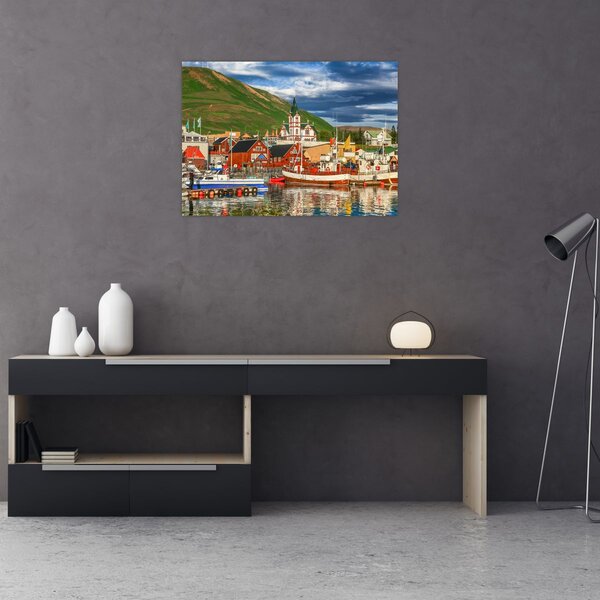 Obraz - Húsavík (70x50 cm)