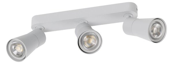 SLV 1008327 Puri 2.0 Cone, šedé nástěnné/stropní svítidlo 3xGU10, délka 25,8cm