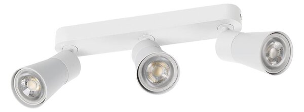 SLV 1008326 Puri 2.0 Cone, bílé nástěnné/stropní svítidlo 3xGU10, délka 25,8cm