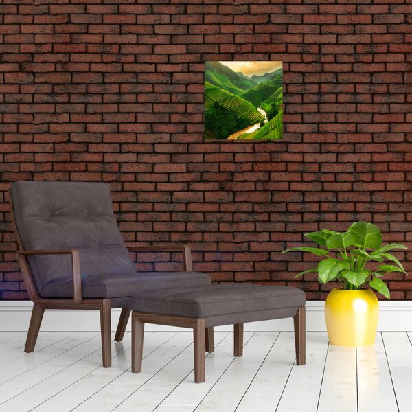 Obraz - Rýžové terasy Mu Cang Chai (30x30 cm)