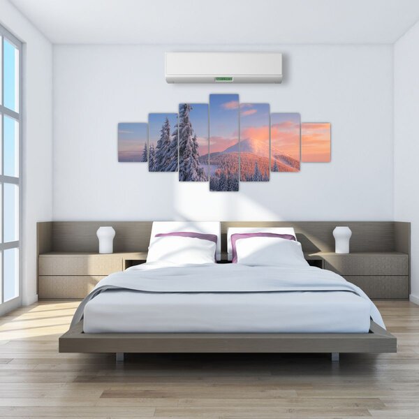 Obraz - Zimní krajina (210x100 cm)